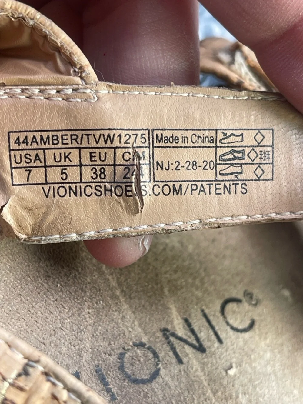 Teva Langdon Flip Sandals in the Walnut colorway